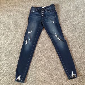 Distressed KanCan Skinny jeans